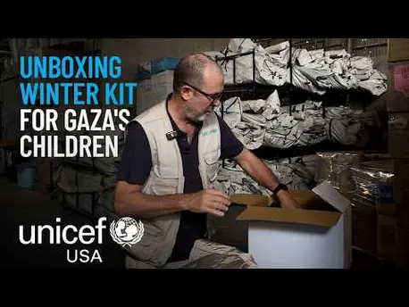 Thumbnail for video Unboxing Winter Kit for Gaza's Children