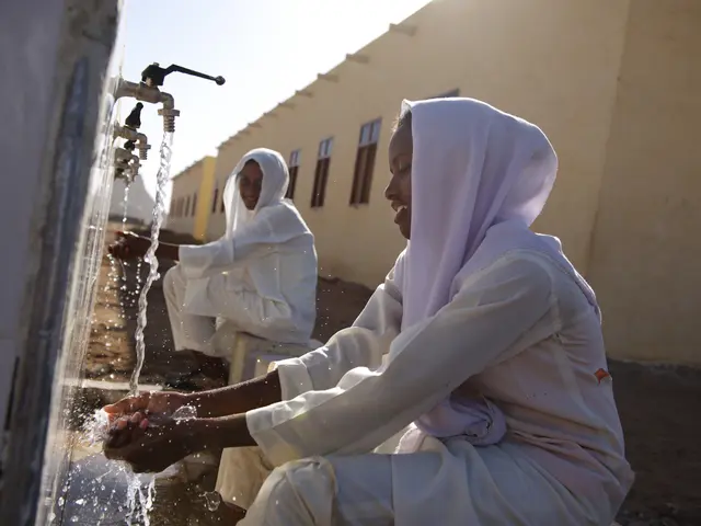 Women Washing Hands