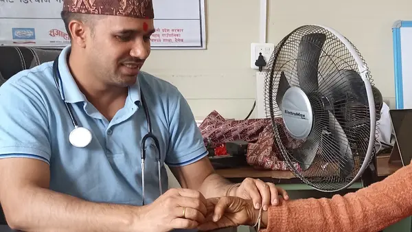 Dr. Dharma Raj Regmi is the medical superintendent at the Dailekh District Hospital Health Service in Nepal. 