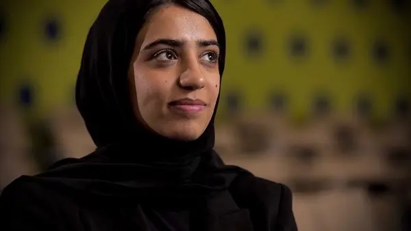 Somaya Faruqi of Afghanistan, advocate for girls' education and global champion for Education Cannot Wait.