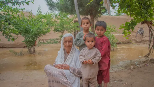 On May 16, 2024, Bigom, an 80-year-old grandmother, was with her three grandsons when flash floods hit her village in Baghlan province, Afghanistan. 