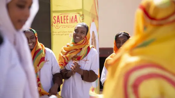 On Feb. 6, 2023, more than 200 girls at Al-fayha Basic School for girls in Khartoum joined UNICEF, partners, parents, teachers and donors to celebrate International Day of Zero Tolerance for Female Genital Mutilation.