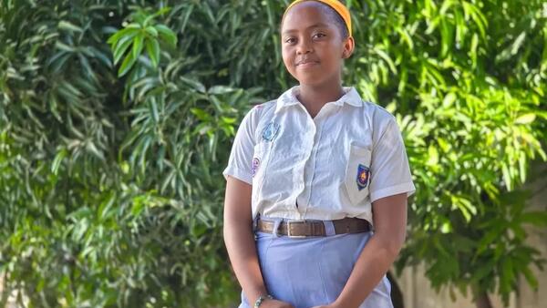 Soraya, 15, of Majunga, northwest Madagascar.