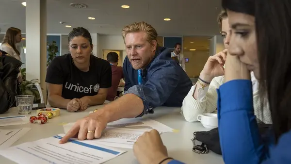 NextGen Leadership Council member Lisle Richards at the 2023 global summit in Copenhagen.