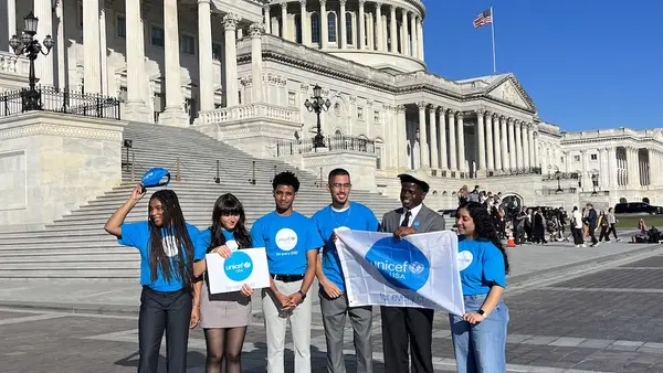 UNICEF youth advocates gather in Washington, D.C. 