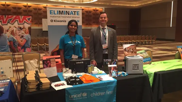 UNICEF Eliminate Booth