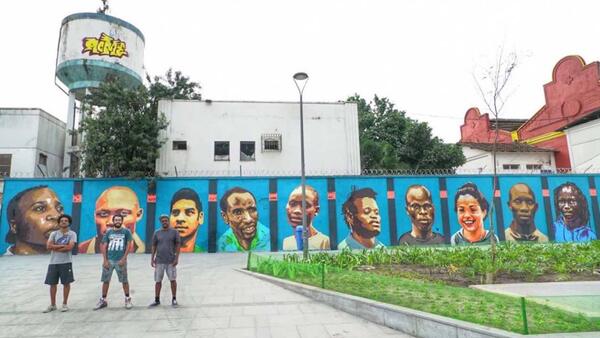 Mural in Rio
