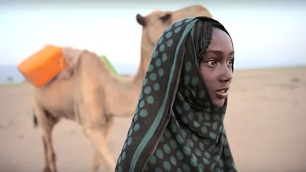 It takes Aysha, 13-years old, 8 hours each day, round trip, to collect water for herself and her family in Afar, Ethiopia.