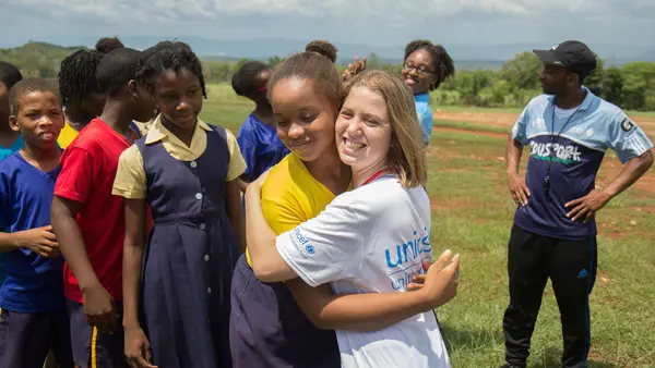 In September Lucy Meyer, official spokesperson for the Special Olympics — UNICEF USA, traveled with UNICEF Jamaica to tour the country’s newest educational facilities for children with special needs.