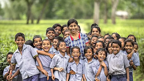 Group of Children Smiling