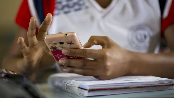 Person Using Smartphone