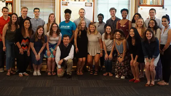 University of Maryland Philanthropy Class gives grant to UNICEF