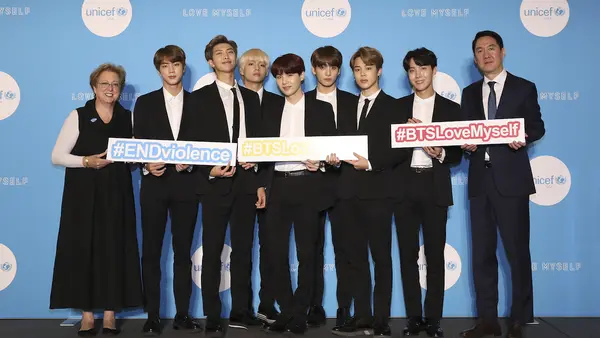 BTS UNICEF USA Group Photo