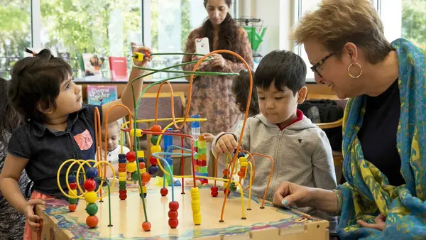 UNICEF USA President and CEO Caryl M. Stern travelled to Houston in 2017 to see how children were coping in the aftermath of Hurricane Harvey.