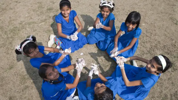 Children Sitting in Circle