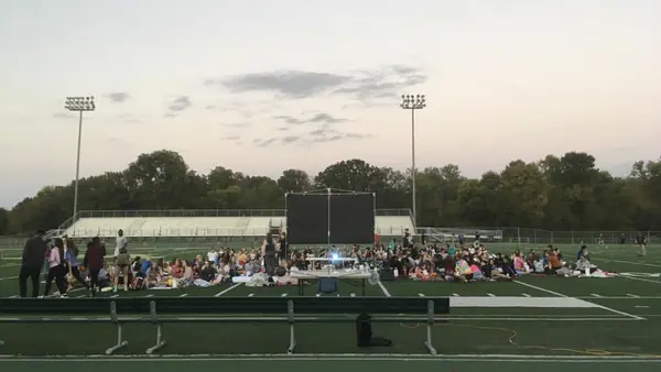 People on a Football Field