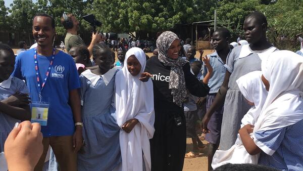 Unicef, Halima Aden, Teen Vogue, refugees, migrant children, Kakuma refugee camp, immigration policy, immigrants' rights