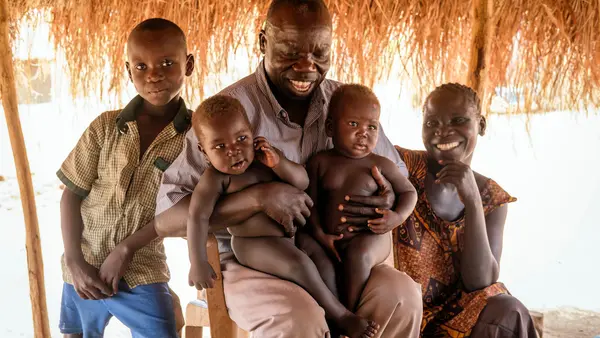  unicef, bidi bidi, father's day, world refugee day, south sudan, refugees