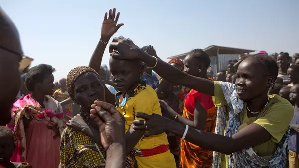 Joyful family members are reunited with their missing children in South Sudan, with help from UNICEF.