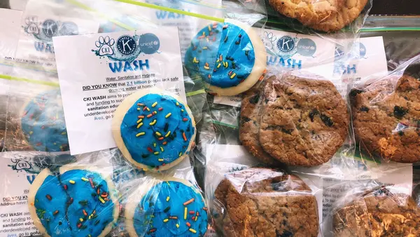 Top View of Cookies