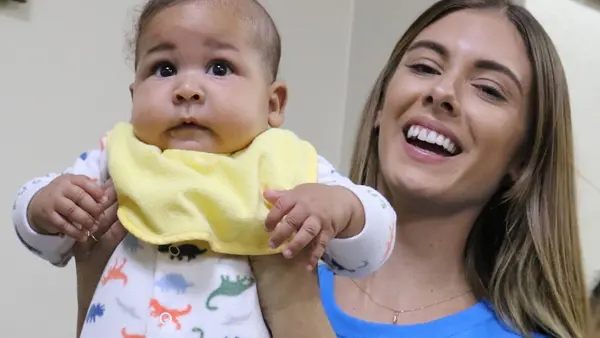 UNICEF NextGen influencer and Wilhelmina model Carmella Rose visits San Lorenzo do Los Minas Maternal and Neonatal Hospital in Santo Domingo, Dominican Republic in February 2019. 