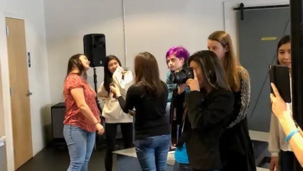 Woman Taking Photos