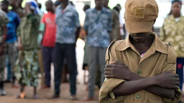 With UNICEF's support, more than 200 children were released from the ranks of armed groups at a ceremony in Yambio, South Sudan in April 2018.