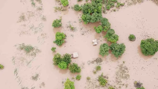 Aerial View of Water