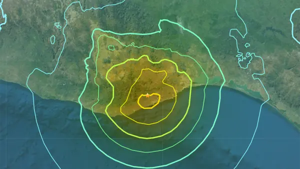 An earthquake hit southern Mexico on June 23, 2020.