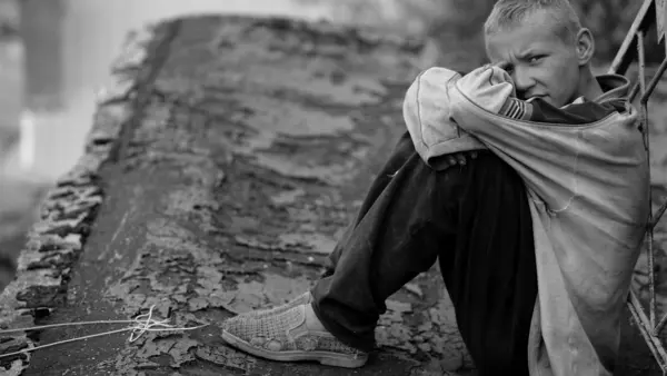 Sergey, 15 lives in the streets of Odesa, a city by the Black Sea, Southern Ukraine.