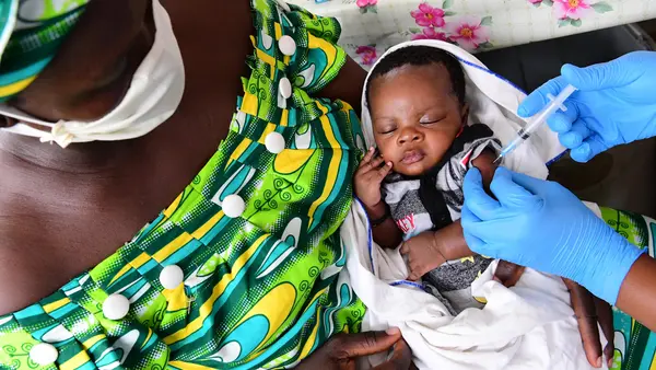 Child Receiving an Injection