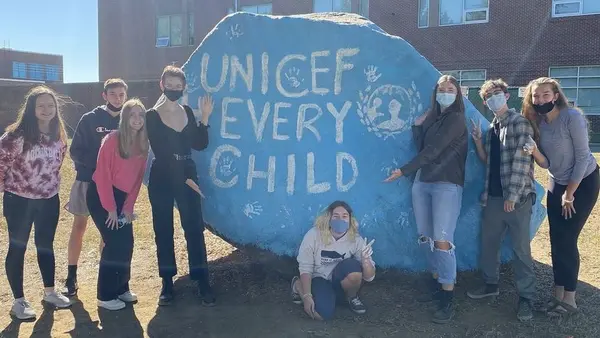 UNICEF Every Child Rock Mural