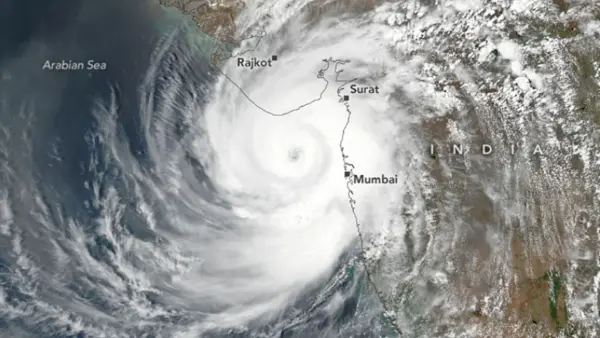Cyclone Tauktae hit India's western state of Gujarat on May 18, 2021.