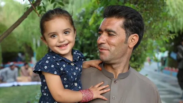 When the Afghanistan government announced the reopening of the country after the COVID-19 lockdown, Rahimullah and his daughter Rahila, 7, headed to the park.