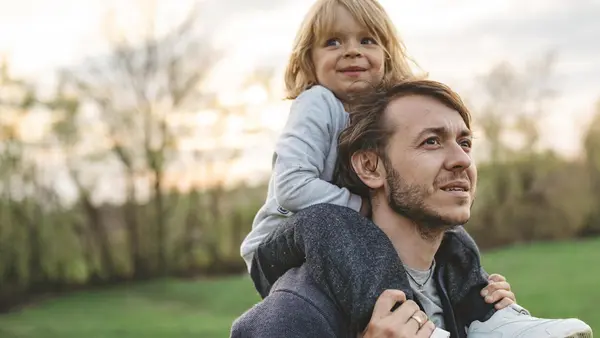 Oleksandr plays with his 3-year-old son, Leonard, in Kmelnytskyi oblast, Ukraine on April 30, 2022. The family fled their apartment in Irpin soon after fighting began. 