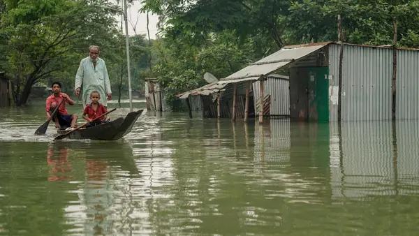 People in a Canoe