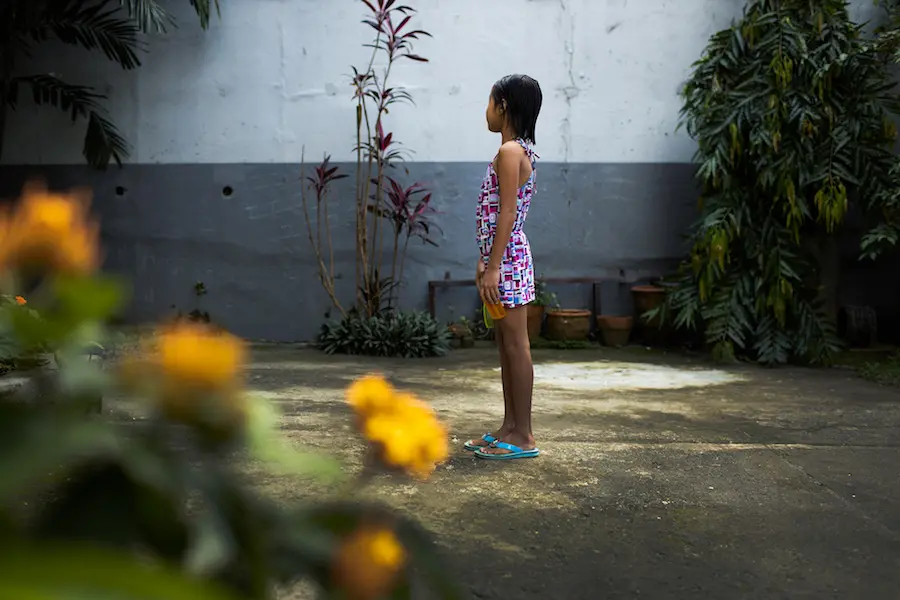 Girl Standing Outside