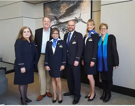 Honorees: Anne Barnes, Carmen Daniels, Frank Eschmann and Andrea Hackim