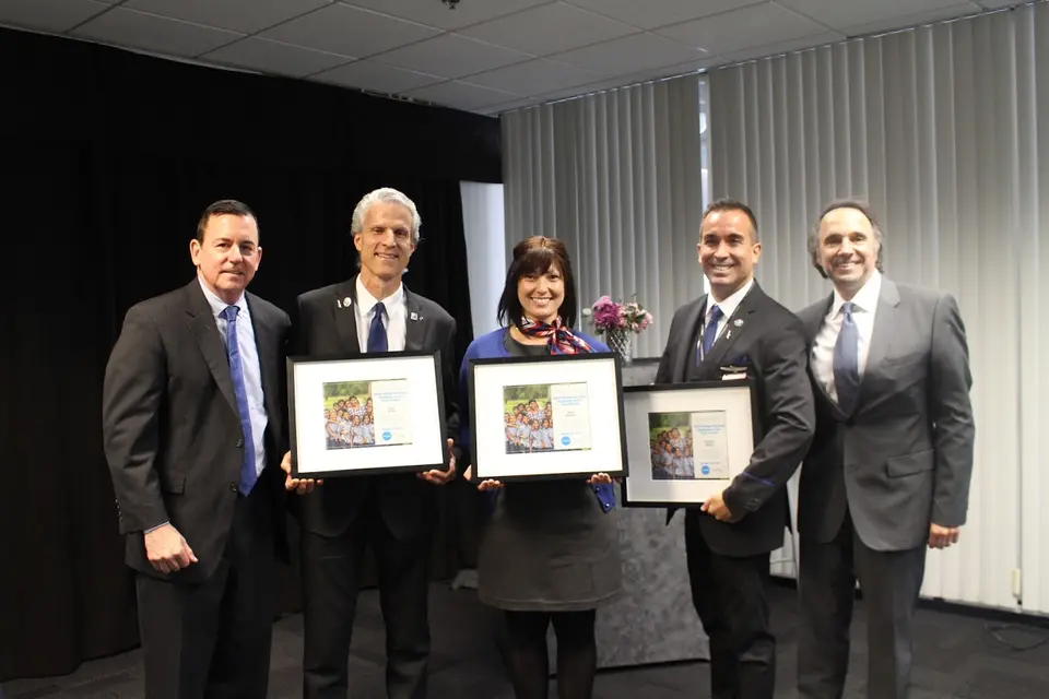 Honorees: Thomas Block, Soad Hamdan, Patricio Millan and Angela Ryall