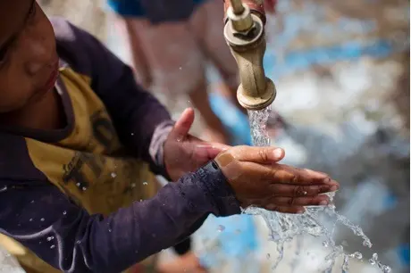 Constructing a well for water access in rural communities in Guinea