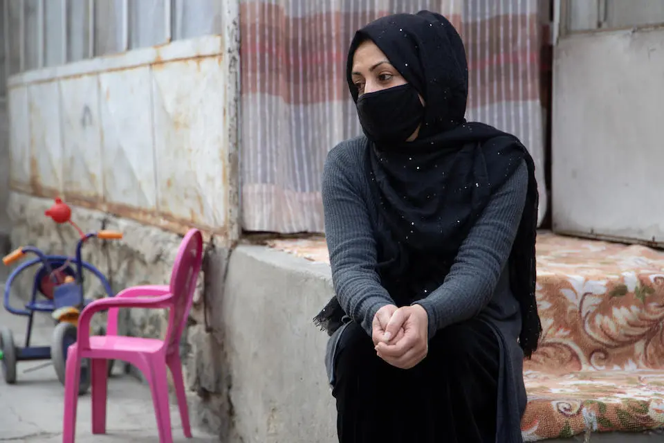 "Maryam" (name changed to protect her identity), formerly a geology teacher at a boys' high school in Kabul, Afghanistan, was reassigned to teach first grade by the de facto authorities. '