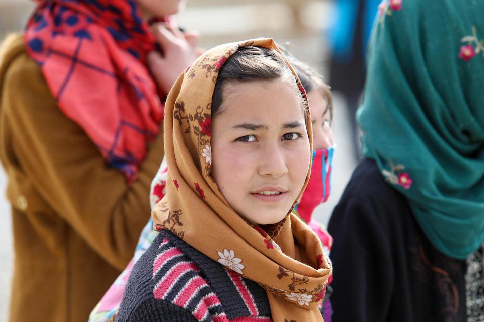 An adolescent girl in Bamyan, Afghanistan, where UNICEF supports menstrual hygiene management among other programs.