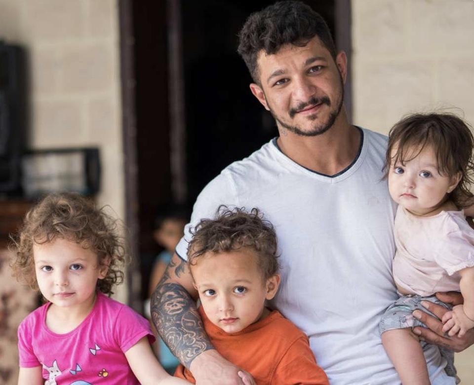 A father of three in Lebanon who told UNICEF he just wants his children to have a childhood.