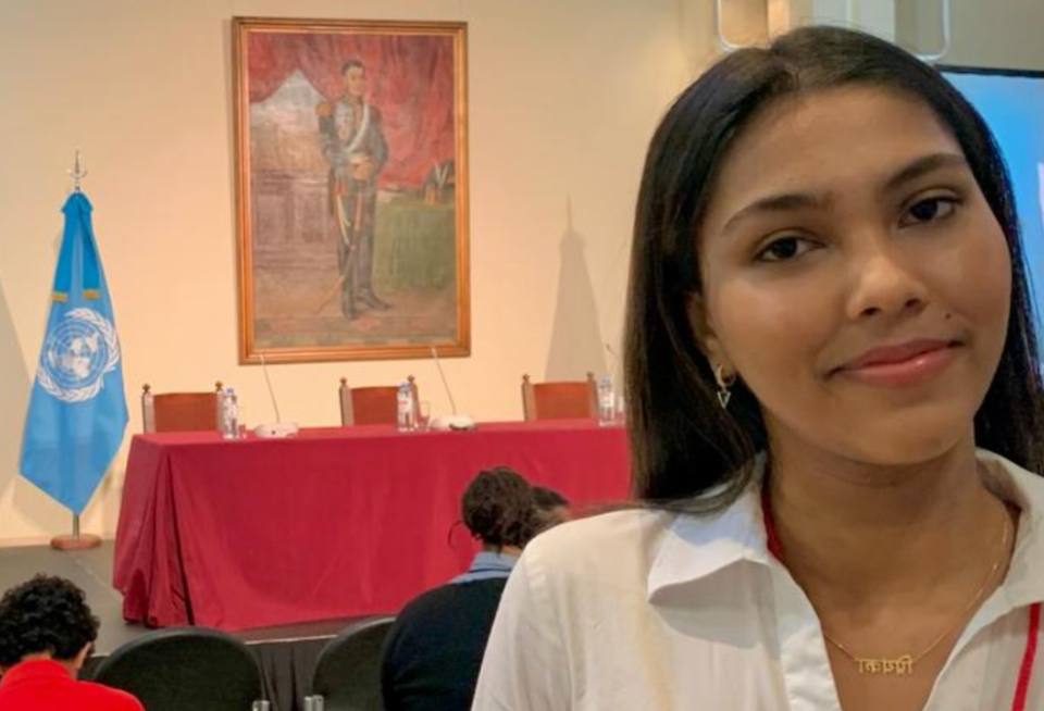 In 2022, Priyanka Lalla, 16, traveled to Argentina for the Regional Consultation for Latin America and the Caribbean on drafting General Observation N26 on the Rights of Girls, Children, and Adolescents and the Environment with special attention to Climate Change.