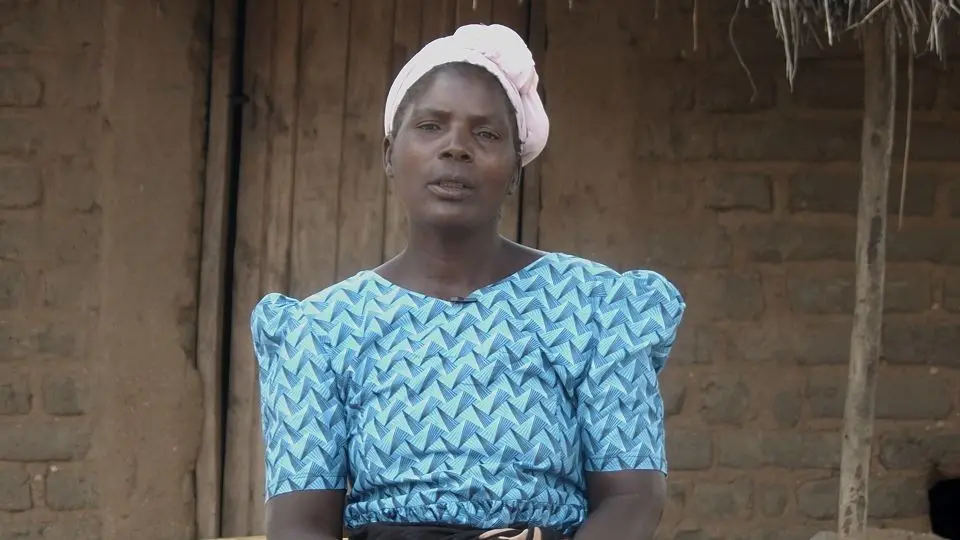 Mother of Chifundo, a 10-year-old boy being treated for type 1 diabetes in Malawi.