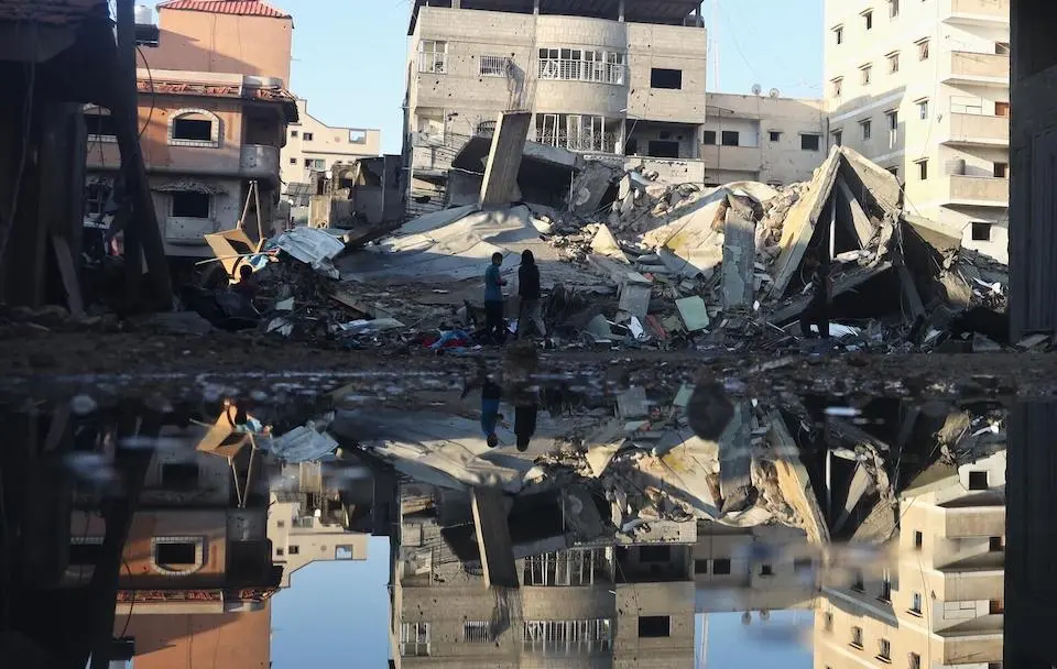 Thousands of people and families in the Gaza Strip are gathering in front of the border crossing in Rafah, amid escalating hostilities.
