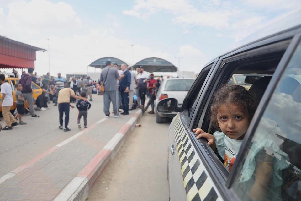 Families flee their shattered homes in Rafah, amid escalating hostilities in the Gaza Strip.