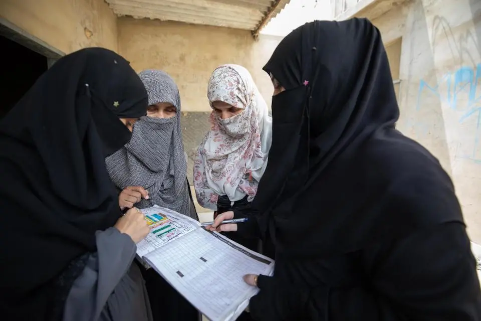 UNICEF-supported Community Health Workers in Pakistan.