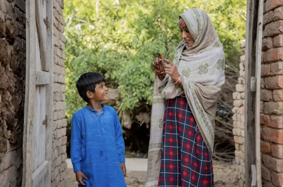 Ehsan, 7, is recovering from trauma experienced during Pakistan's 2022 floods.