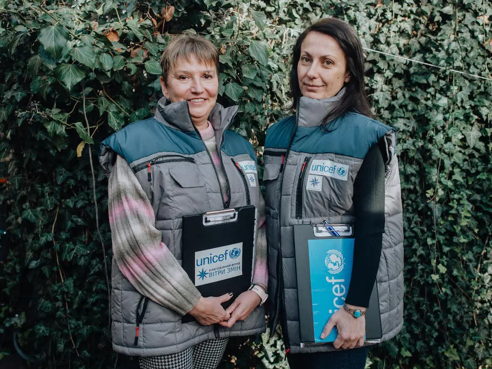 a multidisciplinary mobile team run by UNICEF and the Winds of Change Charitable Foundation provides support for families affected by the ongoing war in Ukraine.